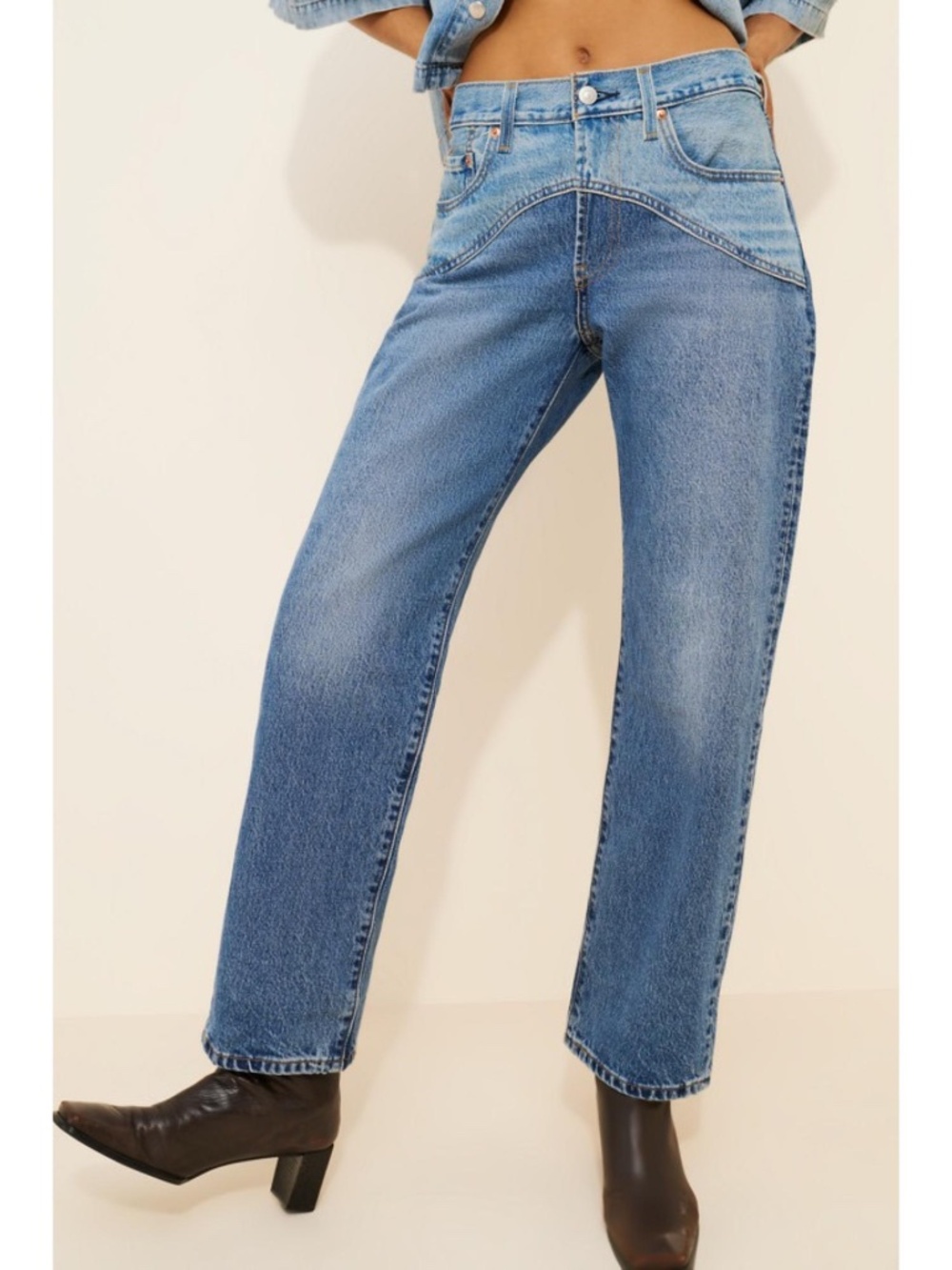 Levi's 90s Western Straight Leg Jeans